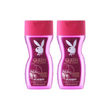 Playboy Queen Of The Game Shower Gel For Women (Pack of 2, 250ml each)