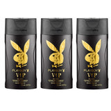 Playboy VIP Shower Gel For Men (Pack of 3, 250ml each)