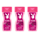 Playboy Super Shower Gel - For Women (Pack of 3, 250ml each)