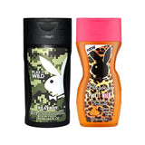 Playboy Play It Wild Men & Women Shower Gel Combo (Pack of 2, 250ml each)