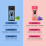 Playboy Generation Men & Women Shower Gel Combo (Pack of 2, 250ml each)