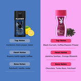 Playboy King of The Game & Queen Of The Game Shower Gel Combo (Pack of 2, 250ml each)