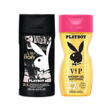 Playboy My VIP Story For Men Shower Gel & VIP Women Shower Gel Combo (Pack of 2, 250ml each)