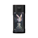 Playboy You 2.0 Loading & My VIP Story For Men Shower Gel Combo For Men (Pack of 2, 250ml each)