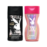 Playboy My VIP Story For Men Shower Gel & Playboy You 2.0 Loading For Women Shower Gel Combo (Pack of 2, 250ml each)