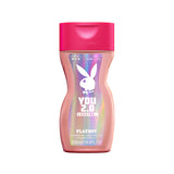 Playboy My VIP Story For Men Shower Gel & Playboy You 2.0 Loading For Women Shower Gel Combo (Pack of 2, 250ml each)