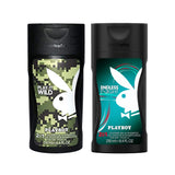Playboy Play It Wild Men & Playboy Endless Night Man Shower Gel Combo For Men (Pack of 2, 250ml each)
