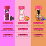 Playboy Queen Of The Game + Play It Sexy + Play It Wild For Women Shower Gel Combo For Women (Pack of 3, 250ml each)