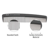 Janeke Professional Carbon Anti-Static Comb (Pack of 6)