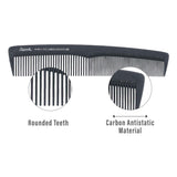 Janeke Professional Carbon Anti-Static Comb (Pack of 6)