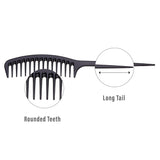 Janeke Professional Carbon Anti-Static Comb (Pack of 6)