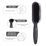 Janeke Professional Carbon Anti-Static Hair Brush (Pack of 4)