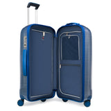 RONCATO WE ARE TEXTURE HARD LUGGAGE BLUE 26"