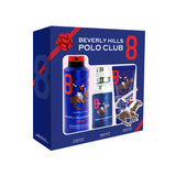 Beverly Hills Polo Club Gift Set No.8 for men's Eau De Toilette 50ml + Sport Deodorant 175ml +  Shower Cream 150ml