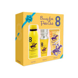 Beverly Hills Polo Club Gift Set No.8 for Women's Eau De Parfum 50ml + Deodorant 150ml +  Shower Cream 150ml