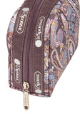 LESPORTSAC Square Cosmetic Range Paisley Swirl Color Soft One Size Handbag
