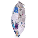 LeSportsac 3 Zip Cosmetic Soft  Endless Fields Pink Pouch
