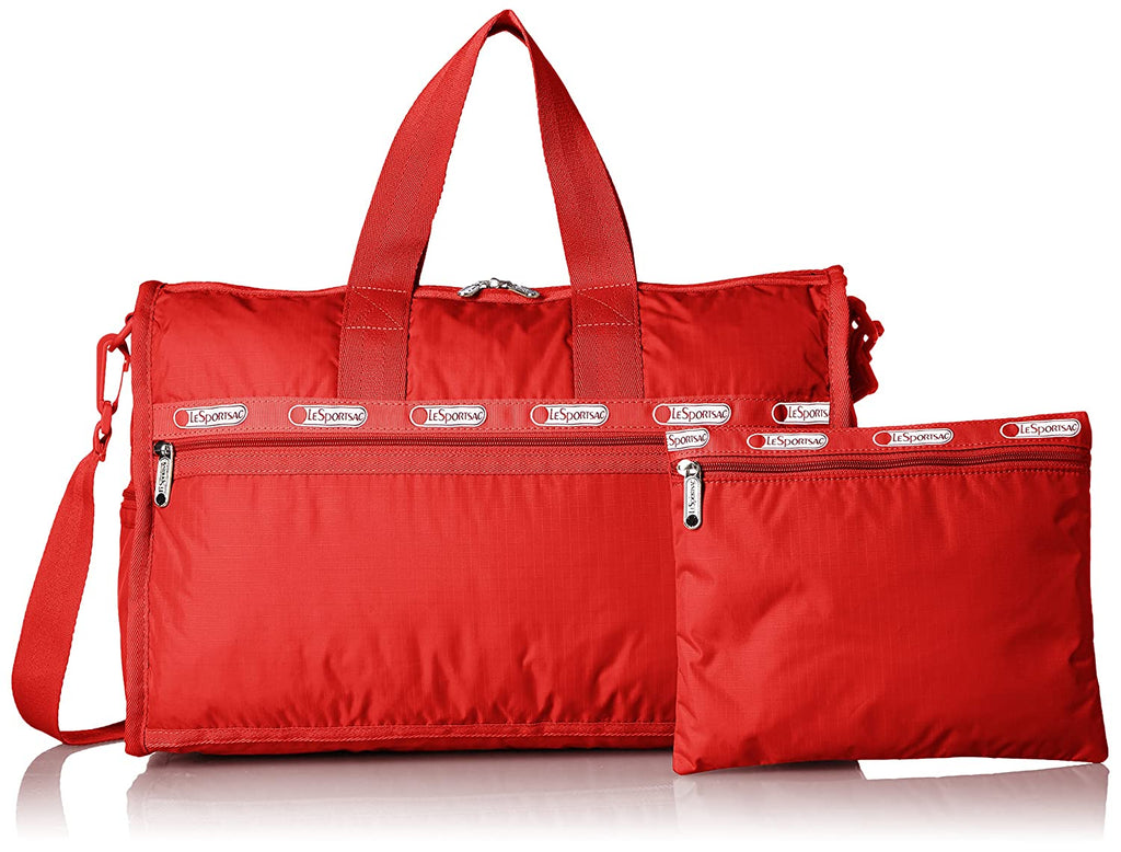 LeSportsac Medium Weekender Soft Rocket Red Weekender Bag