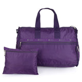 LeSportsac Medium Weekender Soft Black Berry Mr Weekender Bag