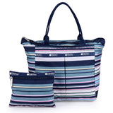LESPORTSAC Small Everygirl Range Beach Stripe Color Soft One Size Tote Bag