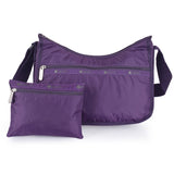 LESPORTSAC Classic Hobo Range Black Berry Mr Color Soft One Size Cross Body Bag