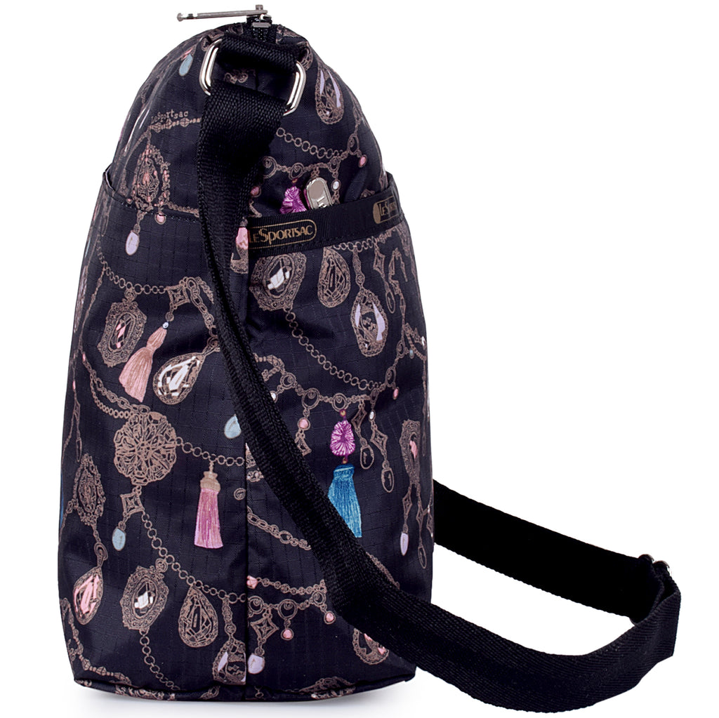 LeSportsac Small Cleo Hobo Soft Tassel Dazzle Cross Body Bag