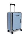 Baomi Folding Trolley Blue Grey Hard Trolley