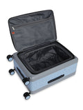 Baomi Folding Trolley Blue Grey Hard Trolley