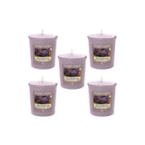 Yankee Candle Classic Votive Dried Lavender & Oak Scented Candles - Pack of 5