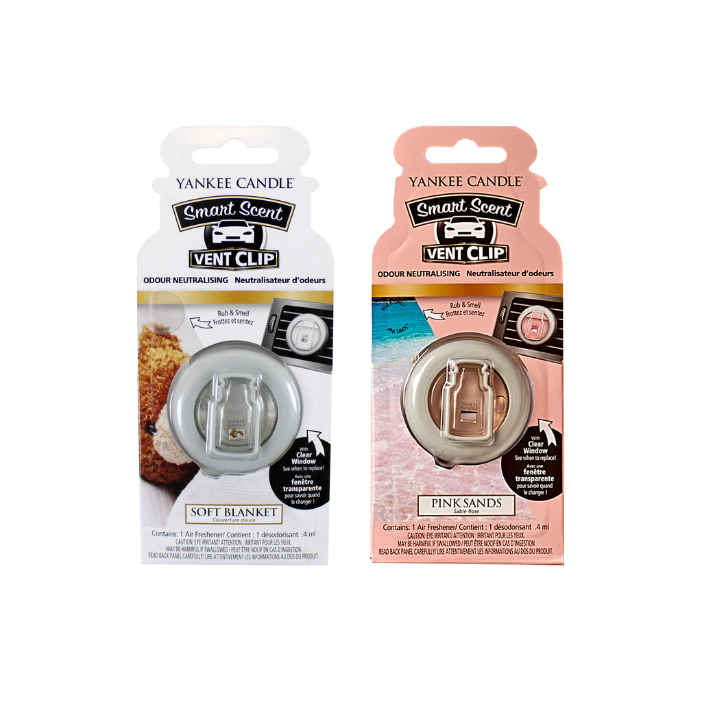Yankee Candle Smart Scent Vent Clip Air Freshener Pack of