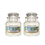 Yankee Candle Classic  Jar Clean Cotton Scented Candles - Pack of 2