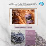 Yankee Candle Classic  Jar Dried Lavender & Oak Scented Candles - Pack of 2