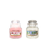 Yankee Candle Classic Jar Scented Candles - Pack of 2 - Cherry Blossom and Clean Cotton
