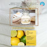 Yankee Candle Classic Jar Scented Candles - Pack of 2 - Fluffy Towels and Lemon Lavender