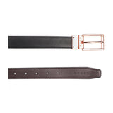 CROSS Almeria Luxury Mark 30Mm Pronged -Black & Brown Belt