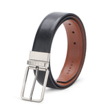 CROSS MANRESA MARK 35mm PRONGED BELT- BLACK/TAN