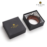 CROSS MANRESA MARK 35mm PRONGED BELT- BLACK/TAN