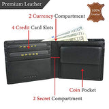 CROSS Classic Century Bi-Fold Coin Wallet With Folded Id Card Case
