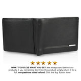 CROSS Classic Century Bi-Fold Coin Wallet With Folded Id Card Case