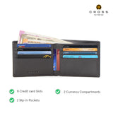 Cross Preston Slim Wallet + Card Case Combo - Brown