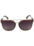 INVU Retro Square Sunglass with purple  lens for Men & Women