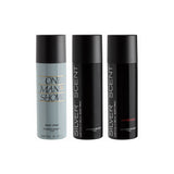 Jacques Bogart One Man Show + Silver Scent Intense + Silver Scent Deo Combo Set - Pack of 3