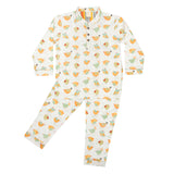 CASA DE NEENEE Bird Cotton Manderine Pyjama Set, 5-6 Yrs