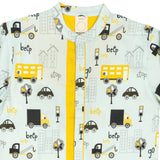CASA DE NEENEE Busystreet Cotton Manderin collar Pyjama Set, 1-2 Yrs