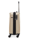 DKNY NEW YORKER Gold Matallic Color ABS Material Hard Trolley