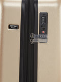 DKNY NEW YORKER Gold Matallic Color ABS Material Hard Trolley
