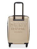 DKNY NEW YORKER Gold Matallic Color ABS Material Hard Trolley