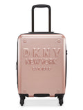 DKNY NEW YORKER Rose Gold Matallic Color ABS Material Hard Trolley