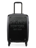 DKNY NEW YORKER Black Matallic Color ABS Material Hard Trolley