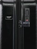 DKNY NEW YORKER Black Matallic Color ABS Material Hard Trolley